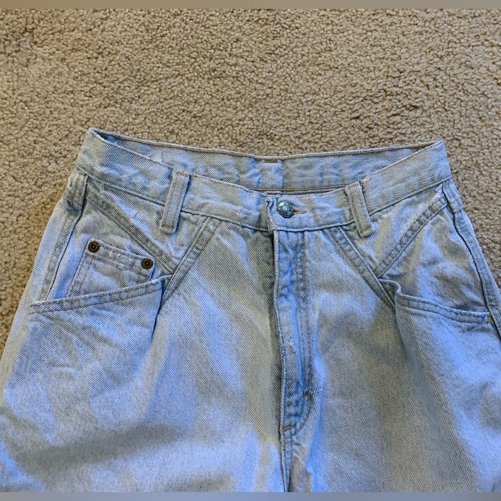 1990s Faded Distressed Zena Jeans. - Picture 5 of 13